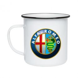 Кружка эмалированная ALFA ROMEO - PrintSalon