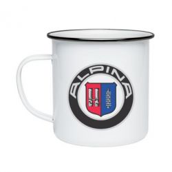 Кружка емальована Alpina - PrintSalon