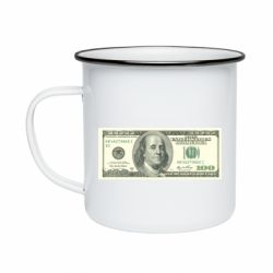 Кружка емальована Американський Долар - PrintSalon