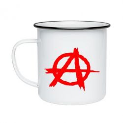 Кружка эмалированная Anarchy - PrintSalon