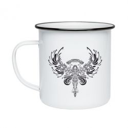 Кружка емальована Angel - PrintSalon