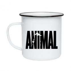 Кружка эмалированная Animal Gym - PrintSalon