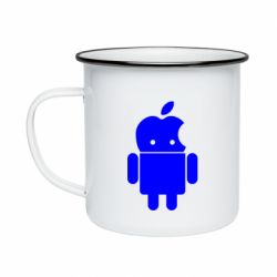 Кружка эмалированная Apdroid - PrintSalon