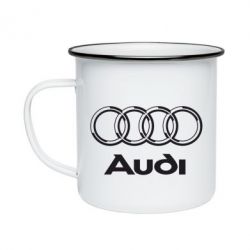 Кружка емальована Audi Великий - PrintSalon