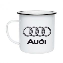 Кружка емальована Audi Малого - PrintSalon