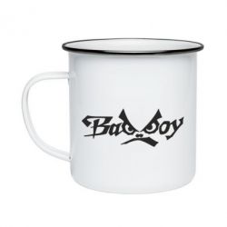 Кружка емальована Bad Boy Logo - PrintSalon