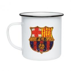 Кружка эмалированная Barcelona Paint - PrintSalon