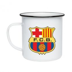 Кружка эмалированная Barcelona - PrintSalon