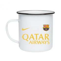 Кружка эмалированная Барселона - PrintSalon