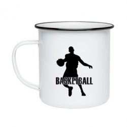 Кружка емальована Basketball - PrintSalon