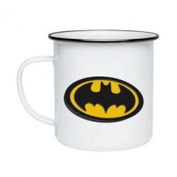 Кружка емальована Batman 3D - PrintSalon