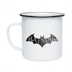 Кружка эмалированная Batman: arkham city - PrintSalon