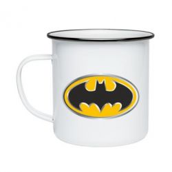 Кружка емальована Batman Gold Logo - PrintSalon