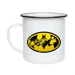 Кружка эмалированная Batman Graffiti - PrintSalon