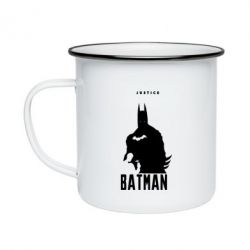 Кружка емальована Batman, justice - PrintSalon