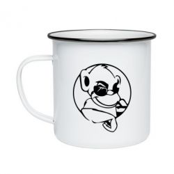 Кружка емальована Бибизяна - PrintSalon