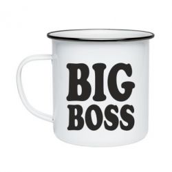 Кружка эмалированная Big Boss - PrintSalon
