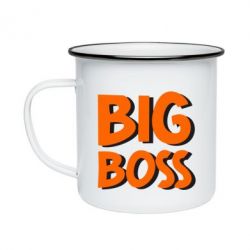 Кружка эмалированная Big Boss - PrintSalon
