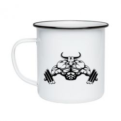 Кружка емальована Big Bull - PrintSalon