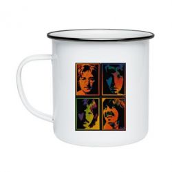 Кружка эмалированная Битлы - PrintSalon
