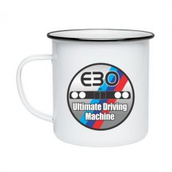 Кружка емальована BMW E30 Ultimate Driving Machine - PrintSalon