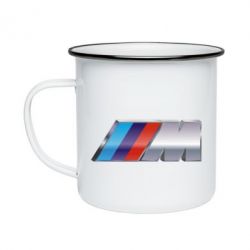 Кружка эмалированная BMW M POWER - PrintSalon