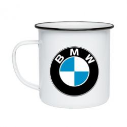 Кружка эмалированная BMW Small - PrintSalon