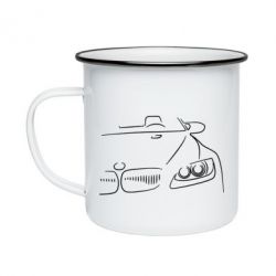 Кружка эмалированная BMW vector - PrintSalon