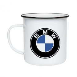 Кружка эмалированная BMW - PrintSalon