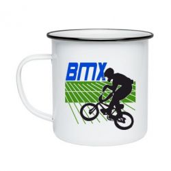 Кружка эмалированная BMX Sport - PrintSalon