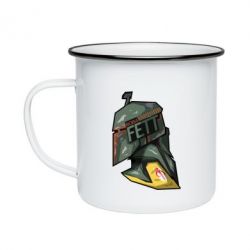 Кружка эмалированная Boba Fett - PrintSalon