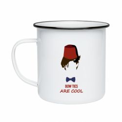 Кружка емальована bow ties are cool - PrintSalon