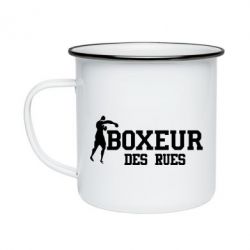 Кружка емальована Boxeur Des Rues - PrintSalon