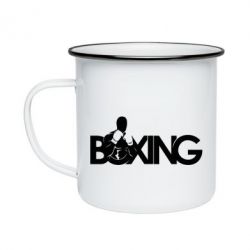 Кружка емальована Boxing Art - PrintSalon