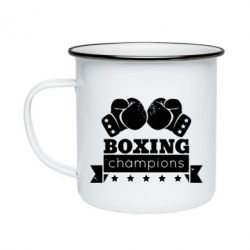 Кружка эмалированная Boxing Champions - PrintSalon