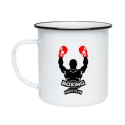 Кружка эмалированная Boxing Fight Club - PrintSalon