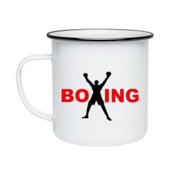 Кружка эмалированная BoXing X - PrintSalon