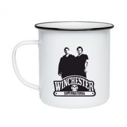 Кружка эмалированная Братья Винчестеры сериал - PrintSalon