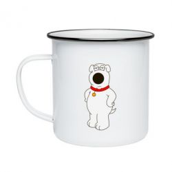 Кружка емальована Брайан Гріффін - PrintSalon