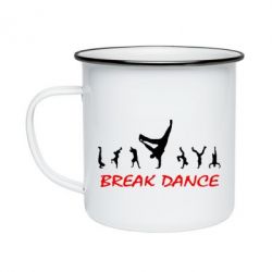 Кружка емальована Break Dance - PrintSalon