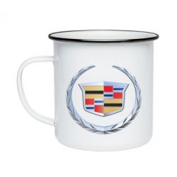 Кружка эмалированная Cadillac - PrintSalon