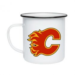 Кружка эмалированная Calgary Flames - PrintSalon