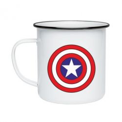 Кружка эмалированная Captain America - PrintSalon