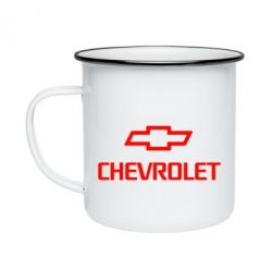 Кружка эмалированная Chevrolet Small - PrintSalon
