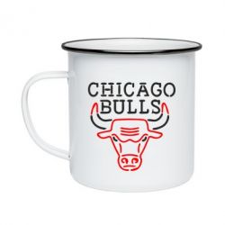 Кружка эмалированная Chicago Bulls Logo - PrintSalon