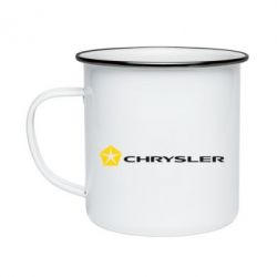 Кружка эмалированная Chrysler Logo - PrintSalon