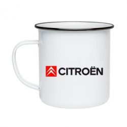 Кружка эмалированная Citroën Logo - PrintSalon
