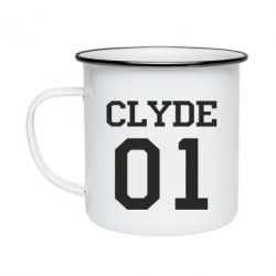 Кружка эмалированная Clyde 01 - PrintSalon