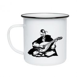 Кружка емальована Cossack and Pandora - PrintSalon