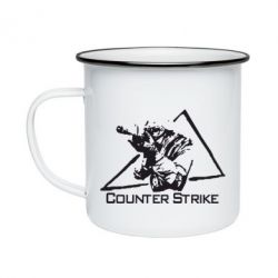 Кружка эмалированная Counter Strike Gamer - PrintSalon